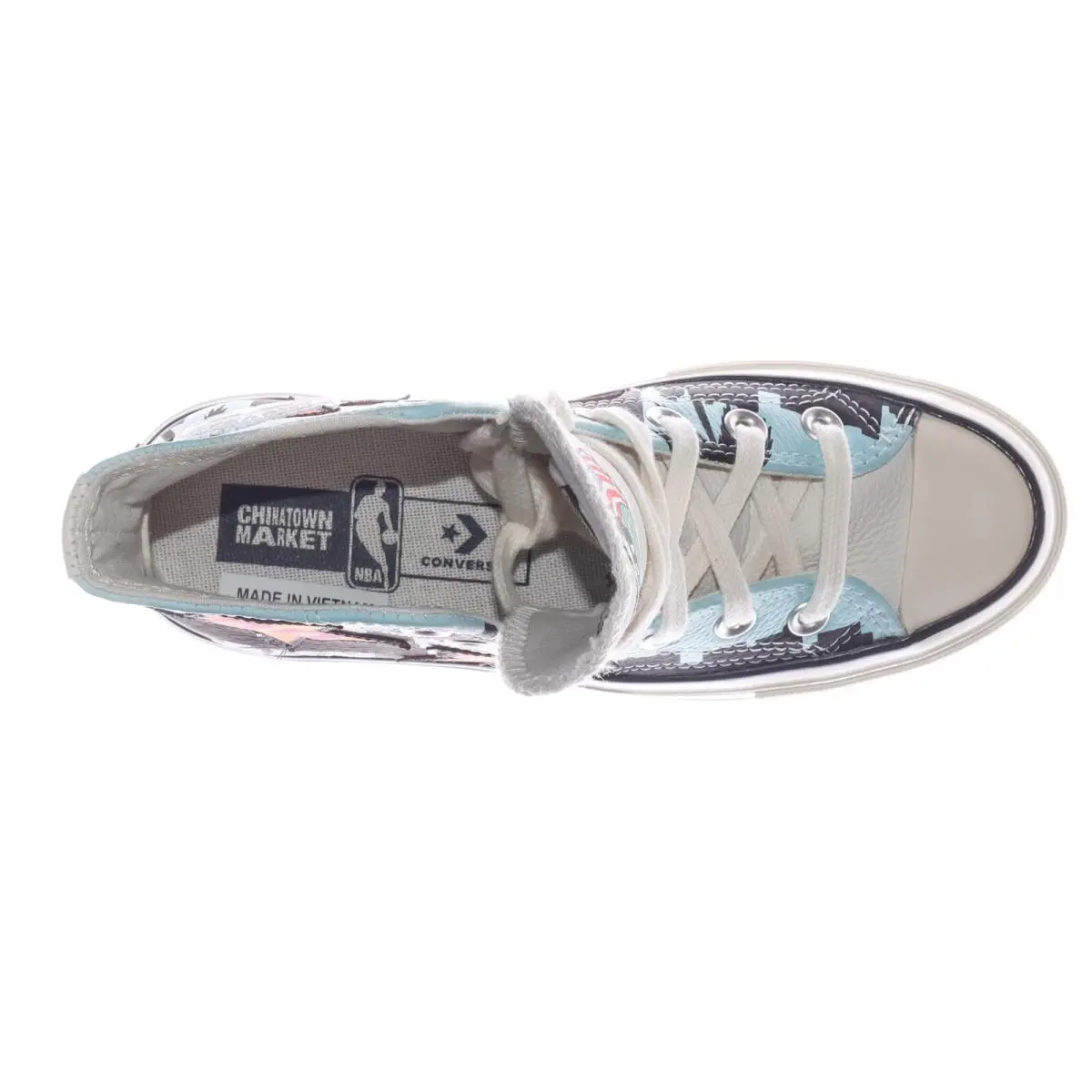 Converse shoes - Converse NBA Chinatown Market Chuck 70 - 171242C - Poolside, Black, Egret (UPC: 194432970205) 6