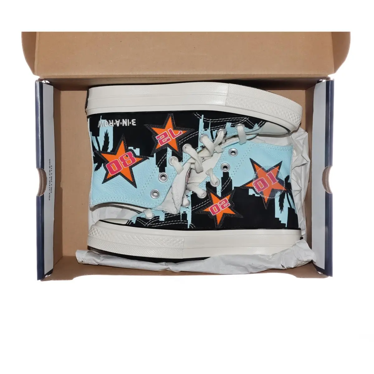 Converse shoes - Converse NBA Chinatown Market Chuck 70 - 171242C - Poolside, Black, Egret (UPC: 194432970205) 7
