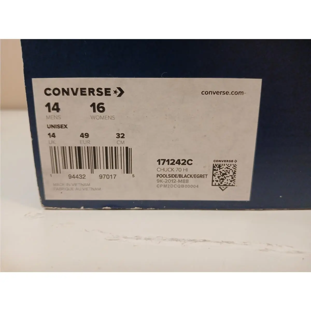 Converse shoes - Converse All Star - All Star - 171242C - Poolside Blue / Black / White 1