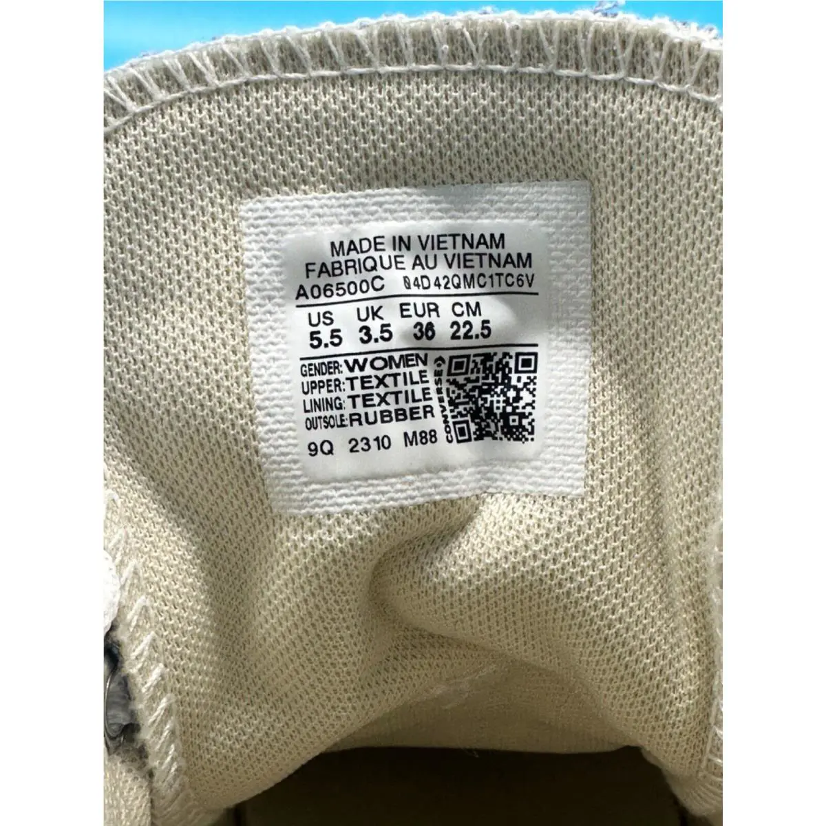 Converse shoes - A06500C - A06500C - Blue (UPC: 194434655964) 6
