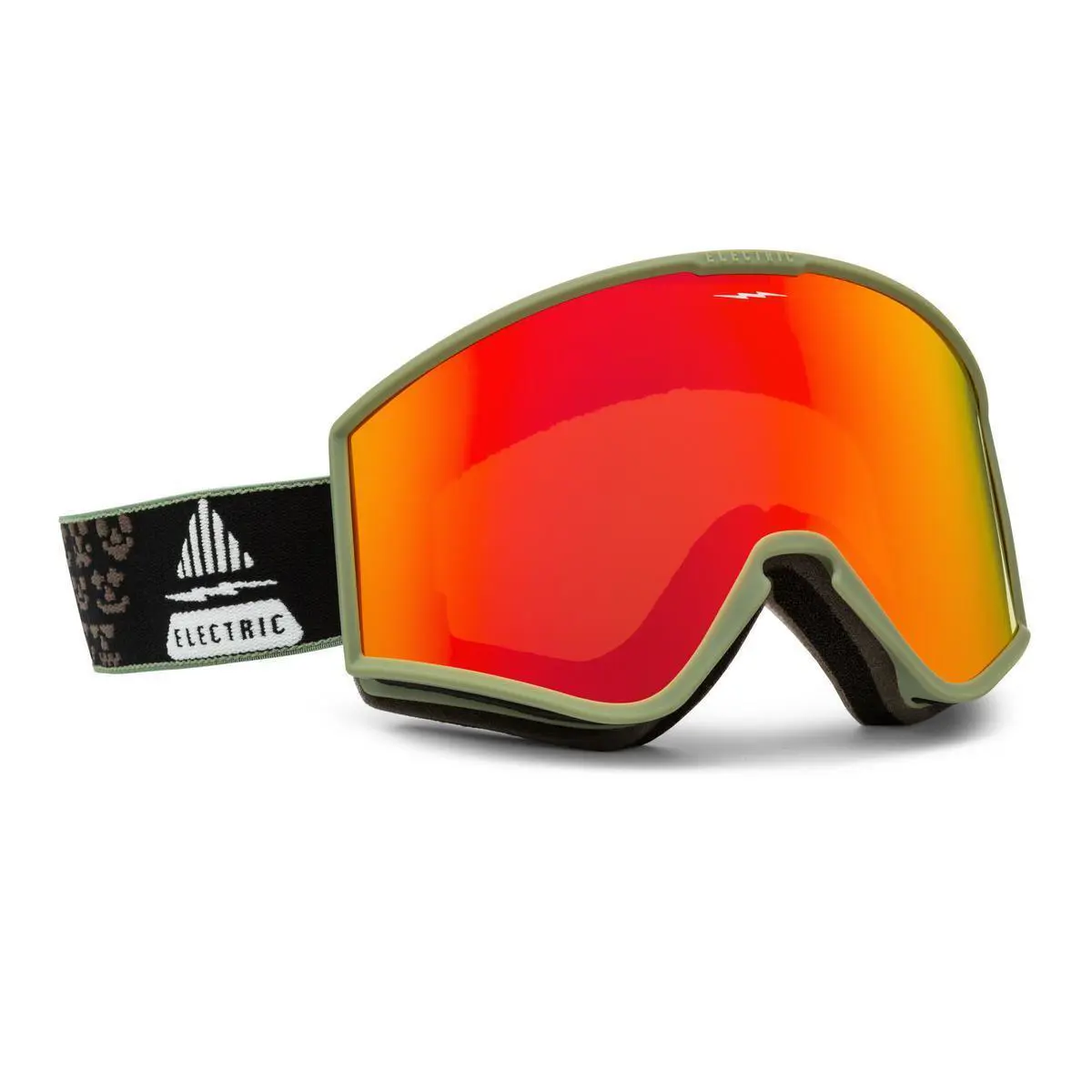 Electric EK1 Goggles Drama Moss Black Red Chrome