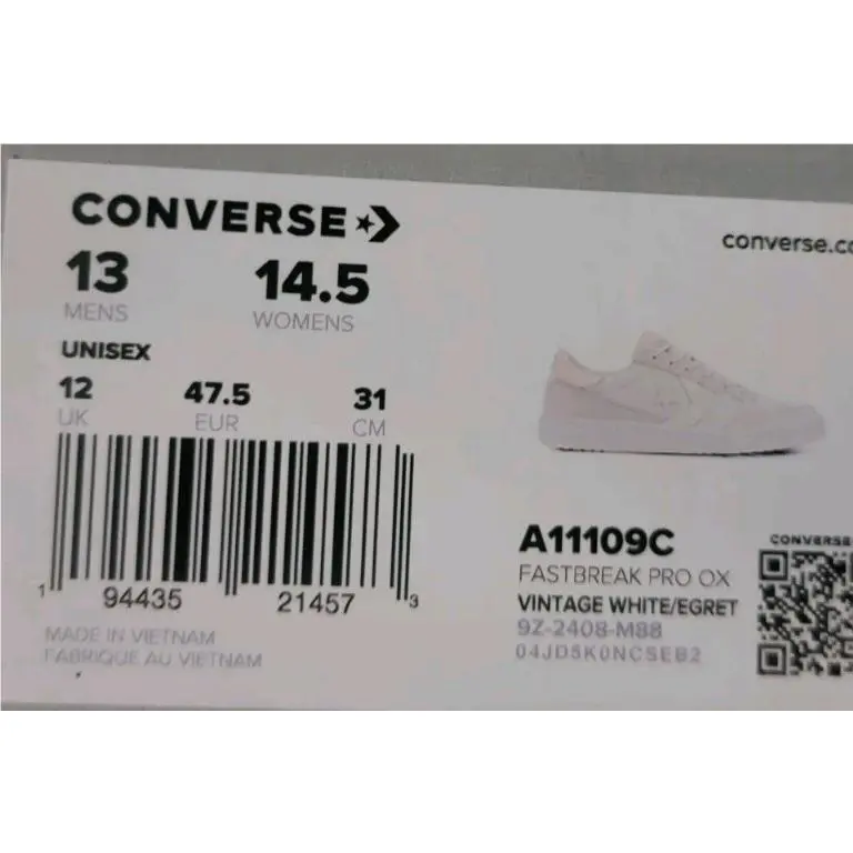 Converse shoes - Converse Fastbreak Pro Ox Low Top - A11109c - Vintage White 6