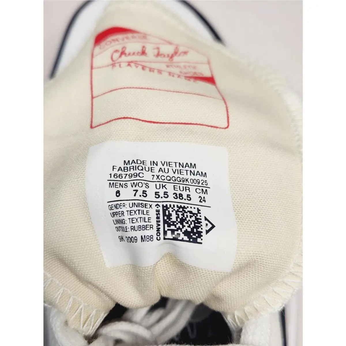 Converse shoes - 166799C - 166799C - White/Black/Gum 5