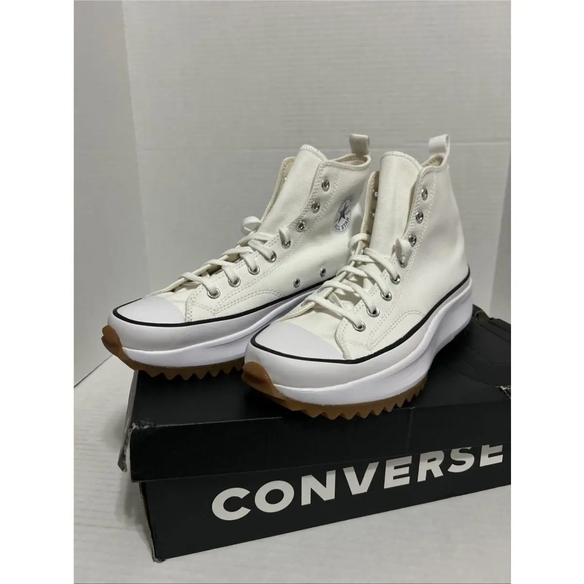 Size 11 - Converse Run Star Hike High White Black Gum