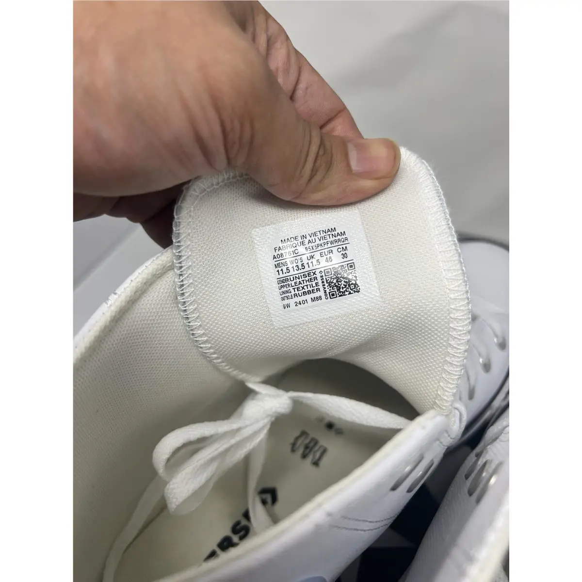 Converse shoes - Converse Chuck Taylor All Star Hi - A08761C - White (UPC: 194434871401) 8