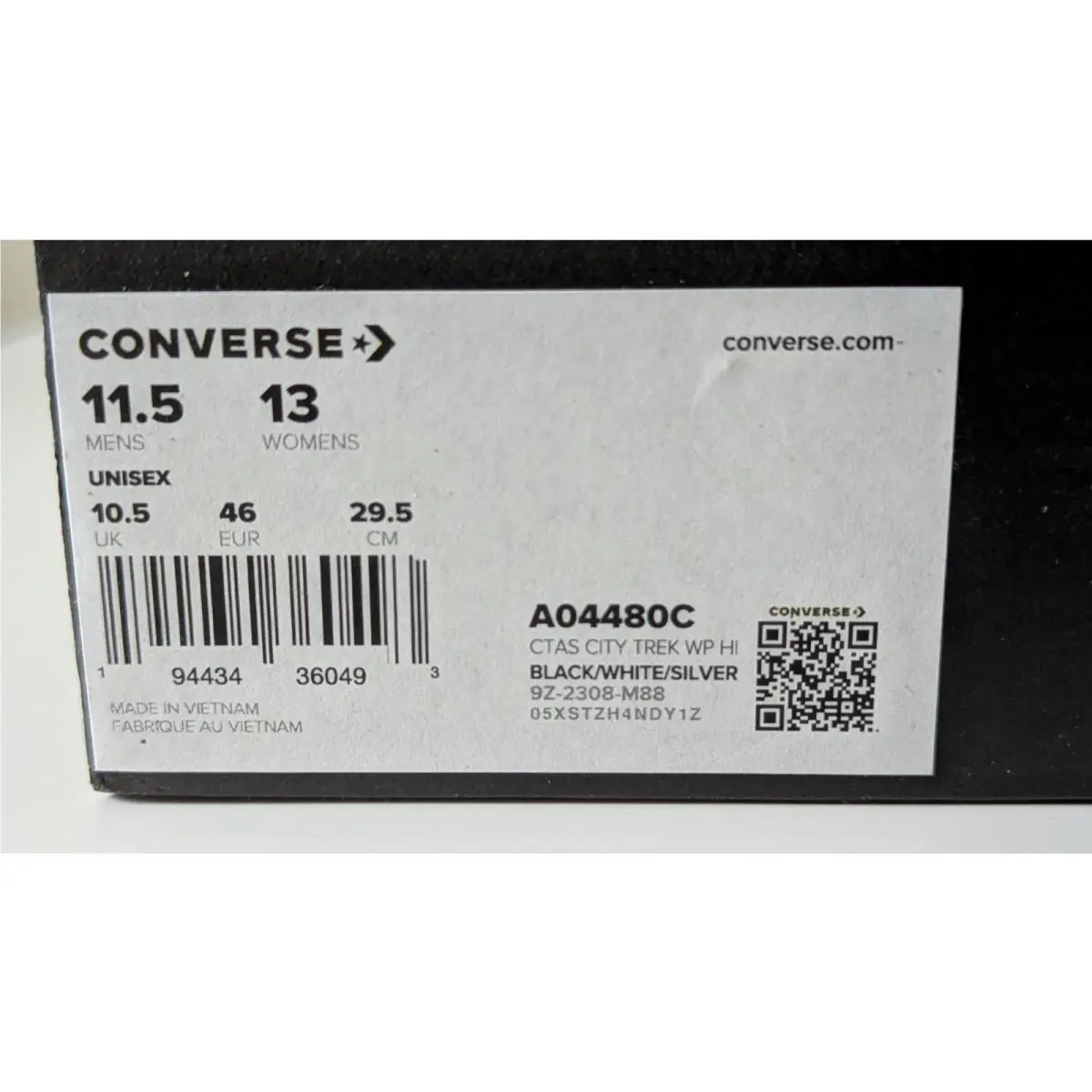 Converse shoes - Converse CTAS City Trek - CTAS City Trek - A04480C - Black (UPC: 194434360493) 19