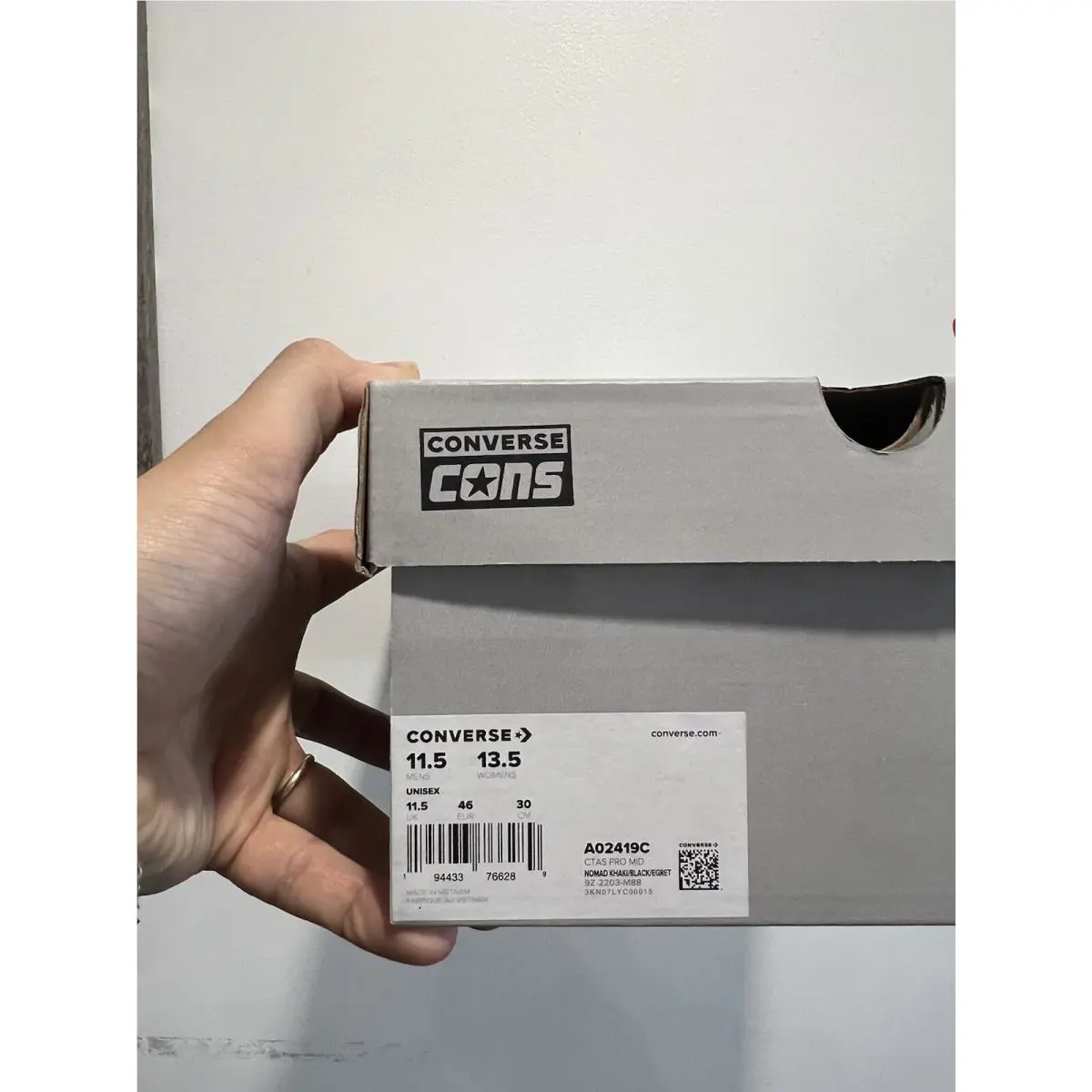 Converse shoes - Converse CTAS Pro Mid - CTAS Pro Mid - A02419C - Beige (UPC: 194433766289) 7