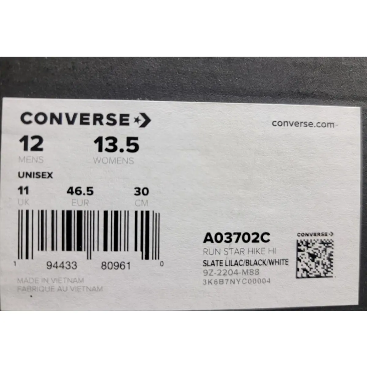 Converse shoes - Converse Run Star Hike - Run Star Hike - A03702c - Slate Lilac 5