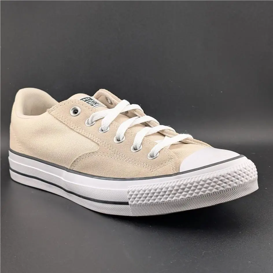 Converse Men`s Size 9.5 Ctas Malden Street Ox Light Dune Athletic Sneakers Shoes - Beige