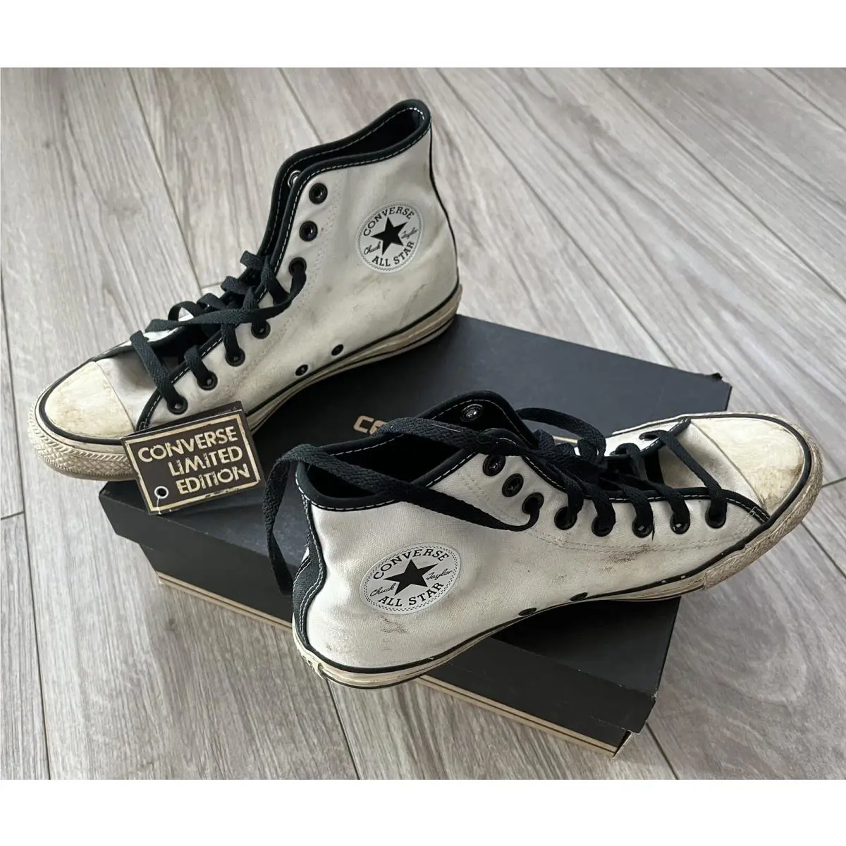 Converse shoes - converse chuck taylor all star - chuck taylor allstar - destroyed worn white 18