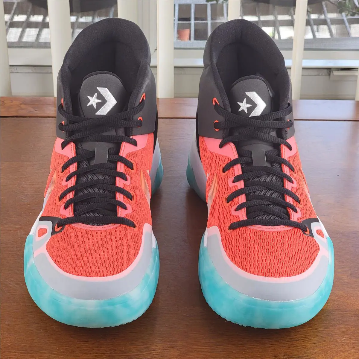 Converse shoes - Converse G4 Court Daze Hi - 170762C - Storm Wind / Bright Poppy / Harbor Teal (UPC: 194432895638) 1