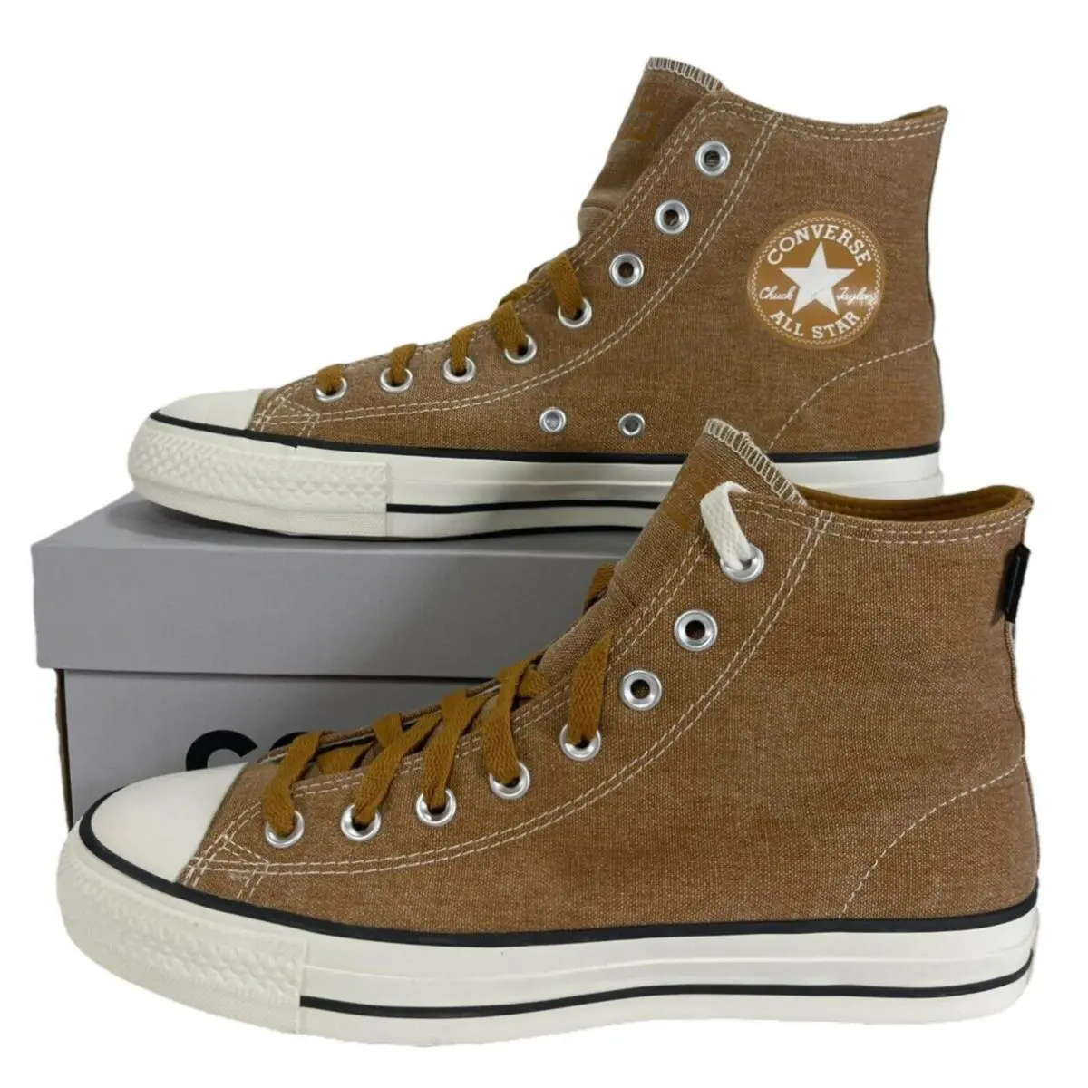 Converse Chuck Taylor All Star Ctas Pro Hi Sneakers Dark Soba A05092C Men`s 8 - Beige