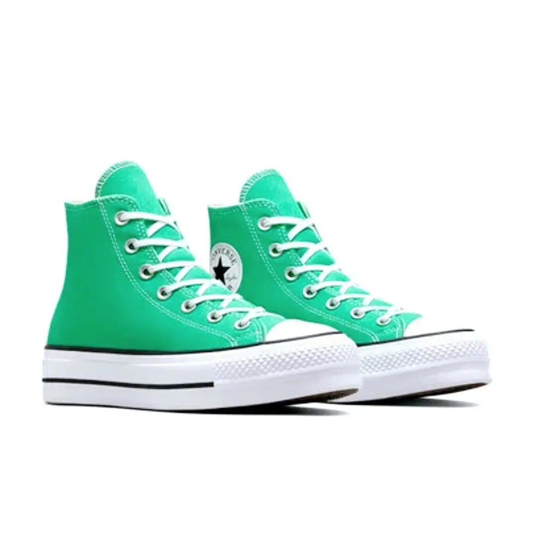 Converse Chuck Taylor All Star Lift Platform 9 Women High Tops Apex Green - Green