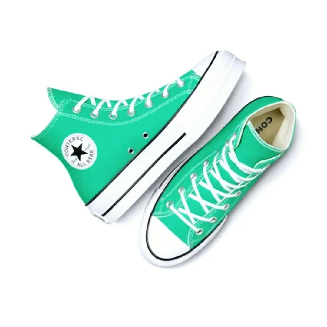 Converse shoes - Converse Chuck Taylor All Star High Lift Platform - A09393F - Green 2