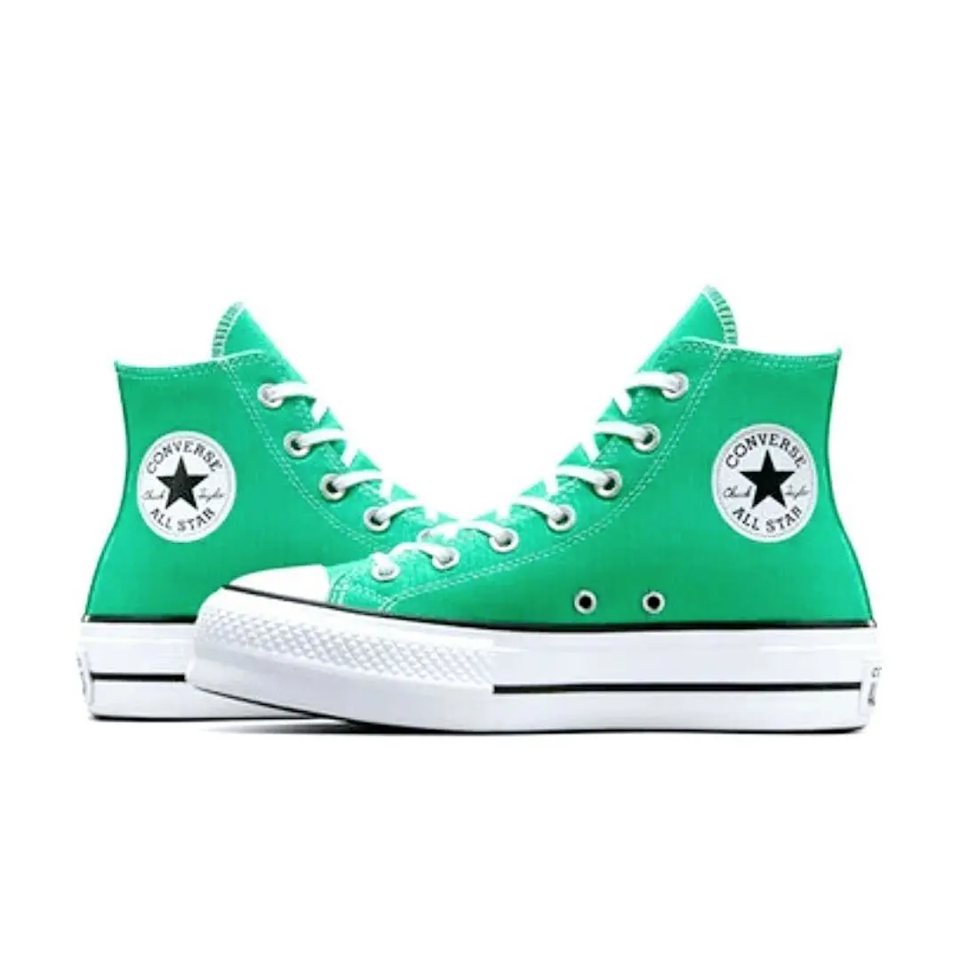 Converse shoes - Converse Chuck Taylor All Star High Lift Platform - A09393F - Green 3