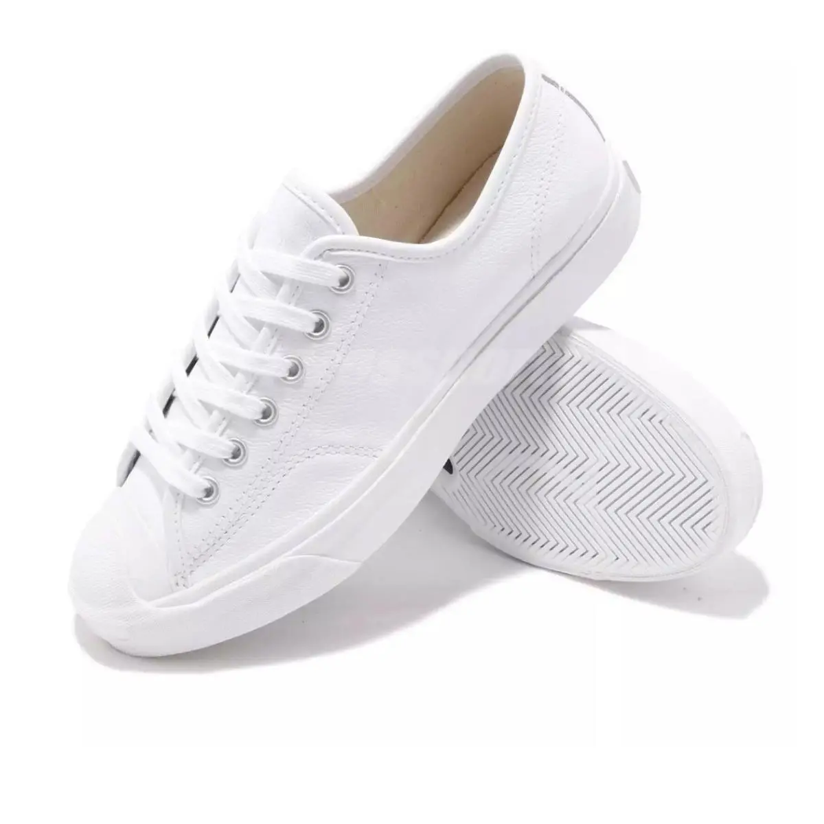 Converse Jack Purcell OX White Black Men Unisex Casual Shoes 164225C