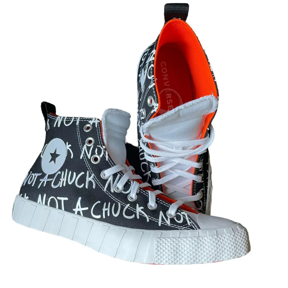 Converse shoes - Converse Untitl3d - 166502C - Black/White/Bold Madarin 5