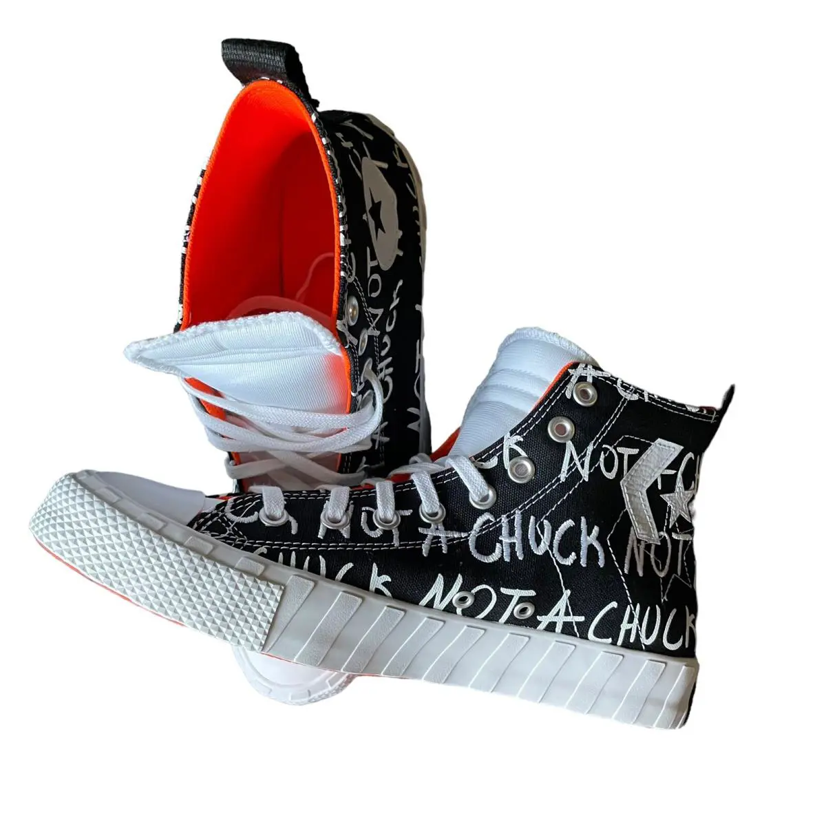 Converse shoes - Converse Untitl3d - 166502C - Black/White/Bold Madarin 6