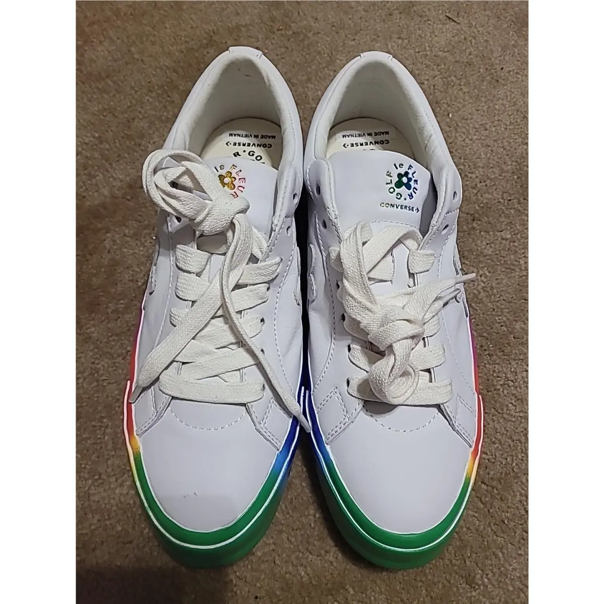 Converse All Star OX x Golf Le Fleur Rainbow Men`s 10/Women`s 12