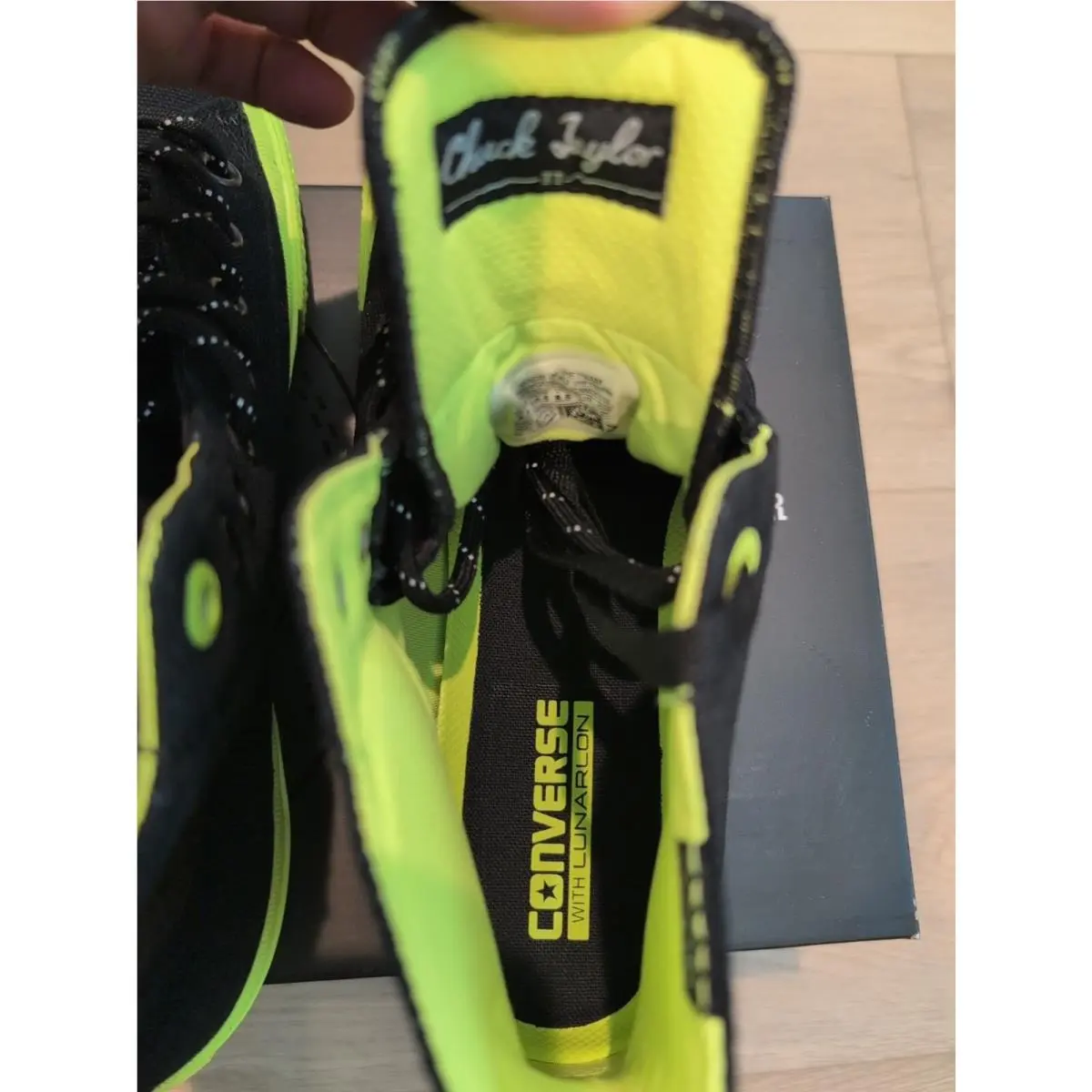Converse shoes - Converse Chuck Taylor All Star II Hi - 153533C - Black / Volt / Gum (UPC: 888753807790) 3
