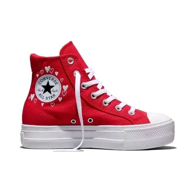 Converse shoes - Converse Chuck Taylor All Star - HEARTS - Red (UPC: 194435971377) 0