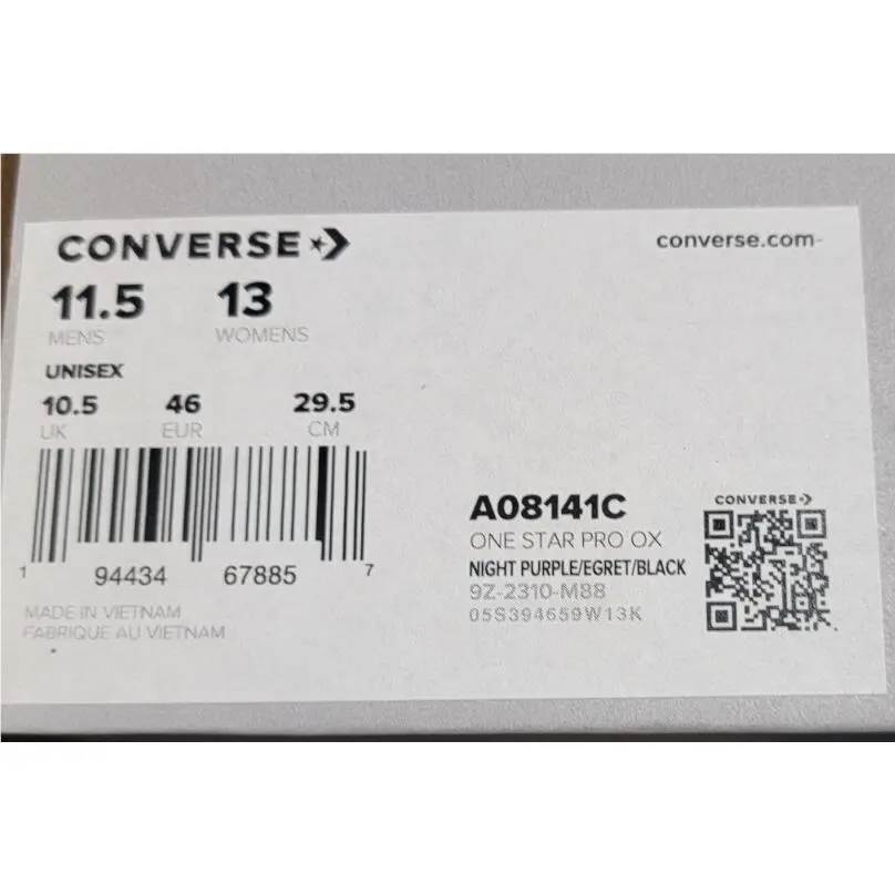 Converse shoes - Converse One Star Pro - One Star Pro - A08141c - Night Purple 6