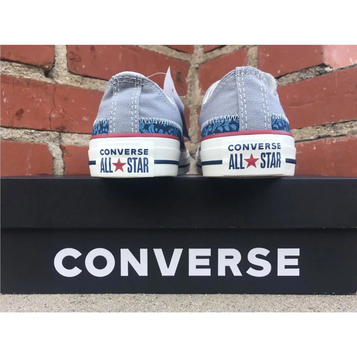Converse shoes - Converse All-Star OX - 168040F - Gray, Manufacturer: Dolphin/Obsidian/Egret (UPC: 888757926695) 8