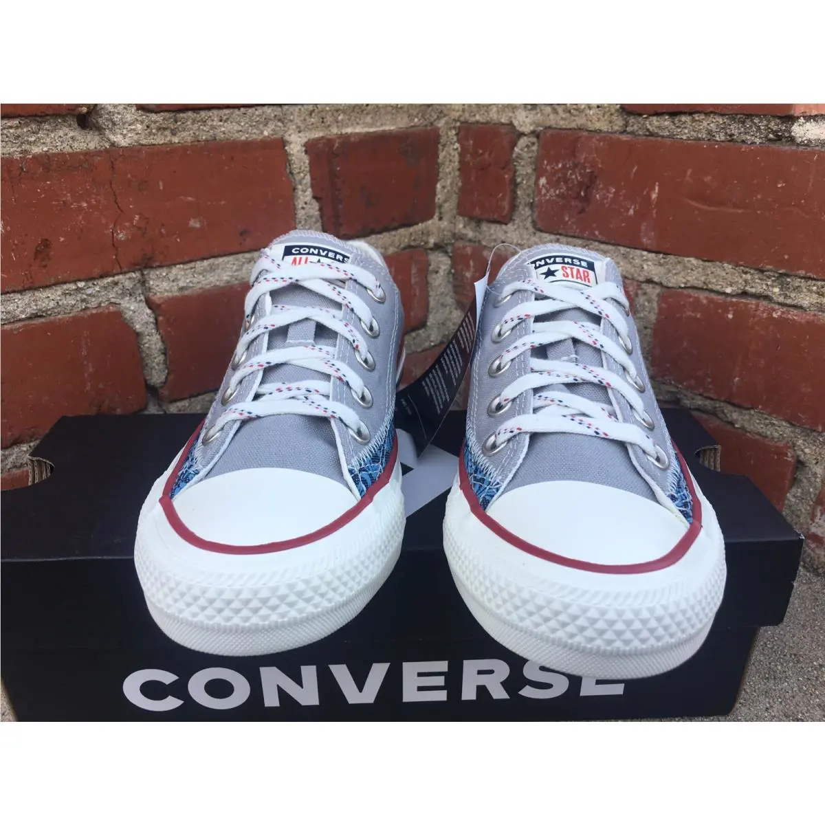 Converse shoes - Converse All-Star OX - 168040F - Gray, Manufacturer: Dolphin/Obsidian/Egret (UPC: 888757926695) 5