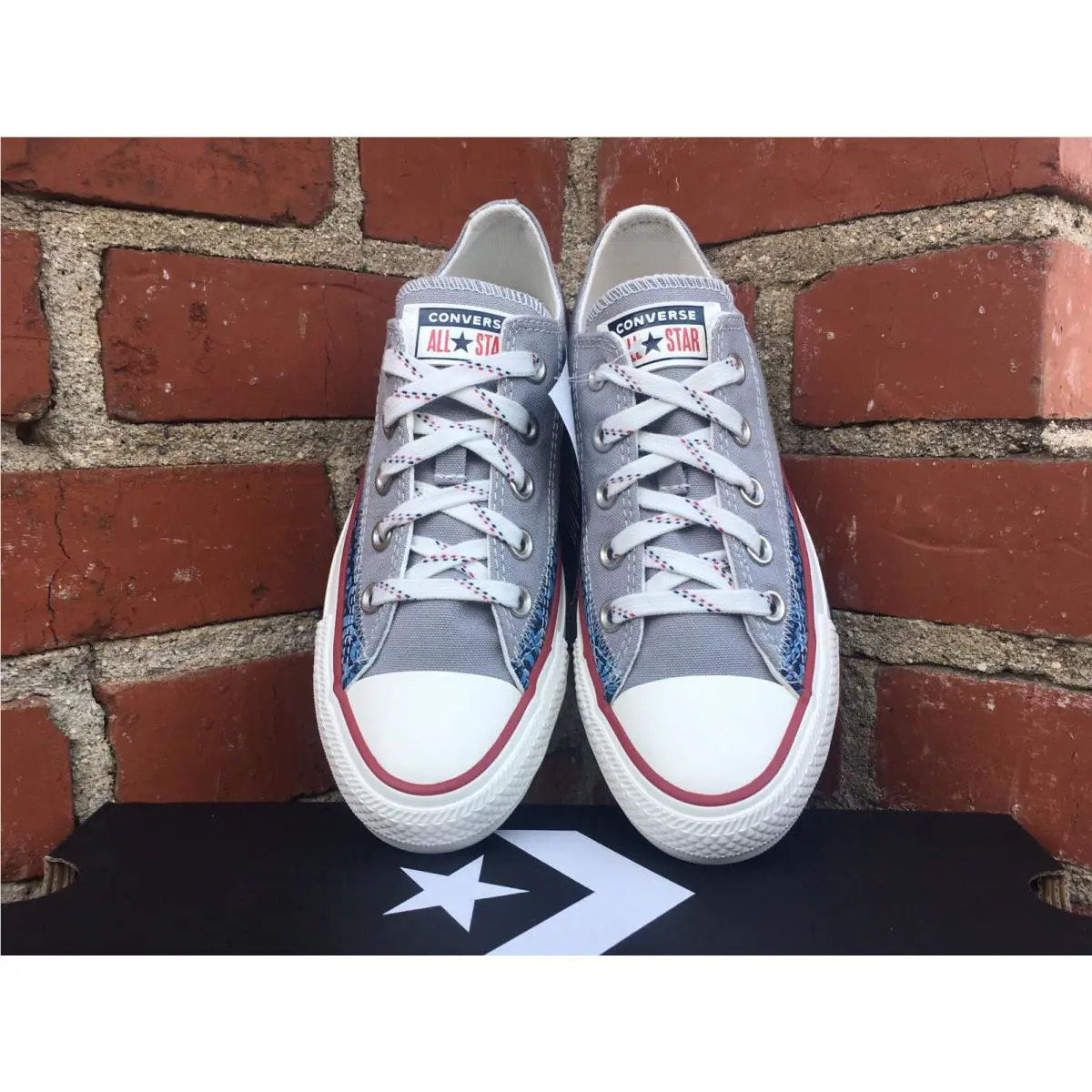 Converse shoes - Converse All-Star OX - 168040F - Gray, Manufacturer: Dolphin/Obsidian/Egret (UPC: 888757926695) 7