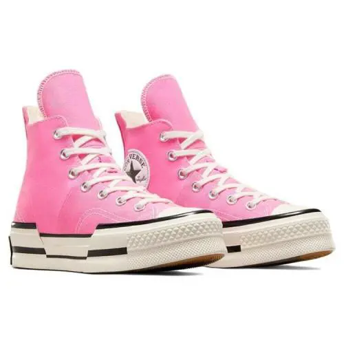 Converse Chuck 70 Plus High Top Unisex Snmeakers Pink A05466C M 7.5 W9.5 - Pink