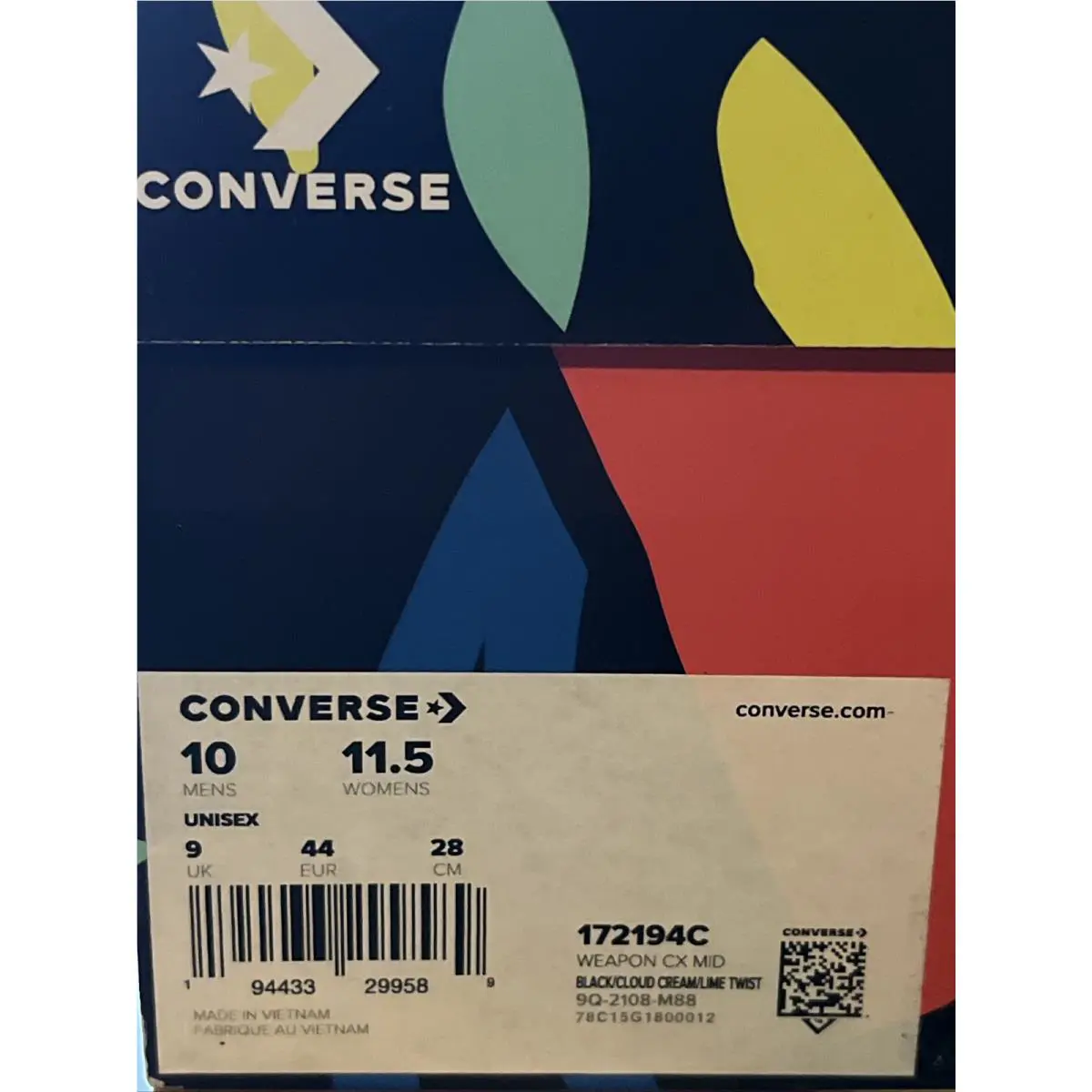 Converse shoes - Converse Weapon - Weapon - 172194C - Black (UPC: 194433299589) 8