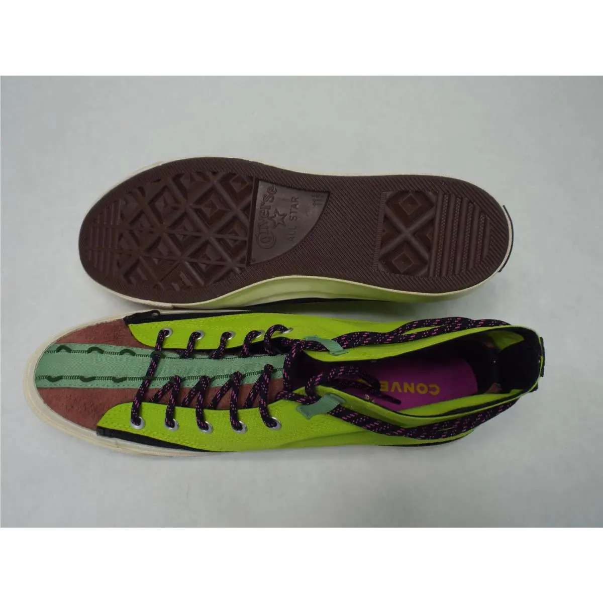 Converse shoes - Deck Star Mid Zip - Deck Star Mid Zip - 170053C - Lime Green 1