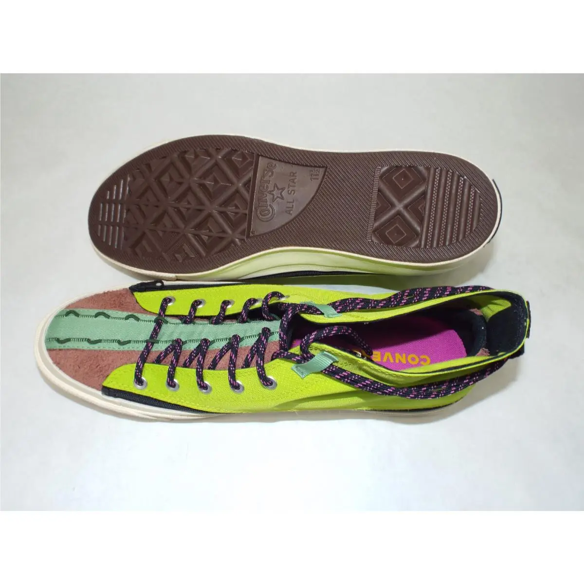 Converse shoes - Deck Star Mid Zip - Deck Star Mid Zip - 170053C - Lime Green 2