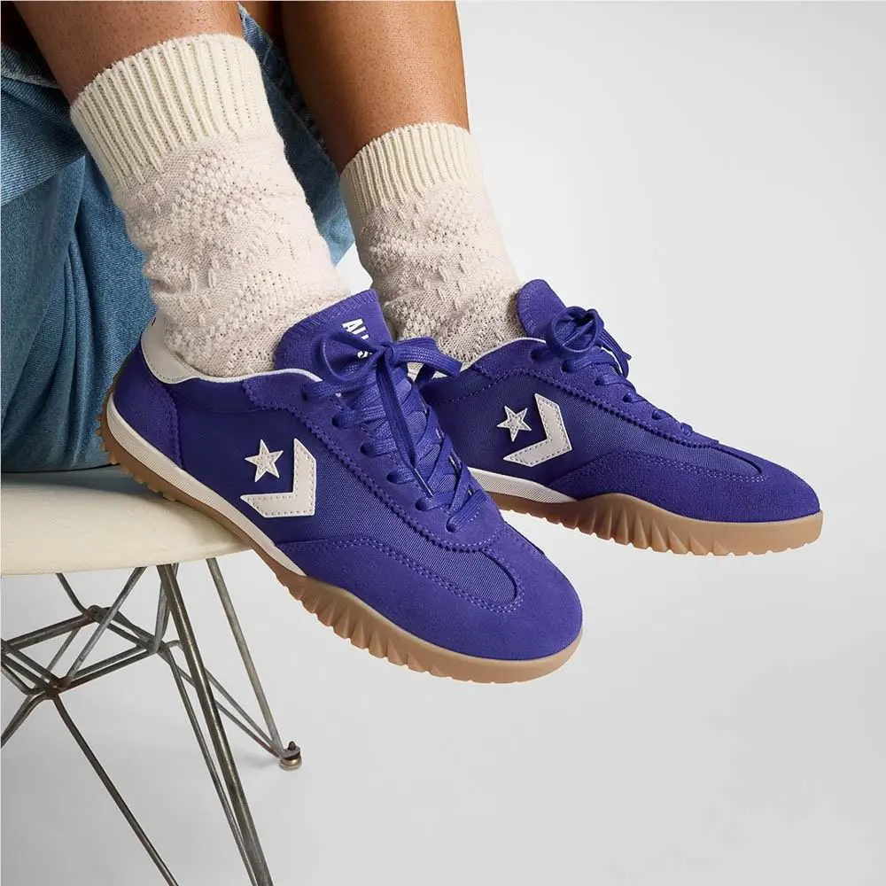 Converse Run Star Trainer Ox Sneaker Night Indigo Egret White Size US 12 - Night Indigo Egret White