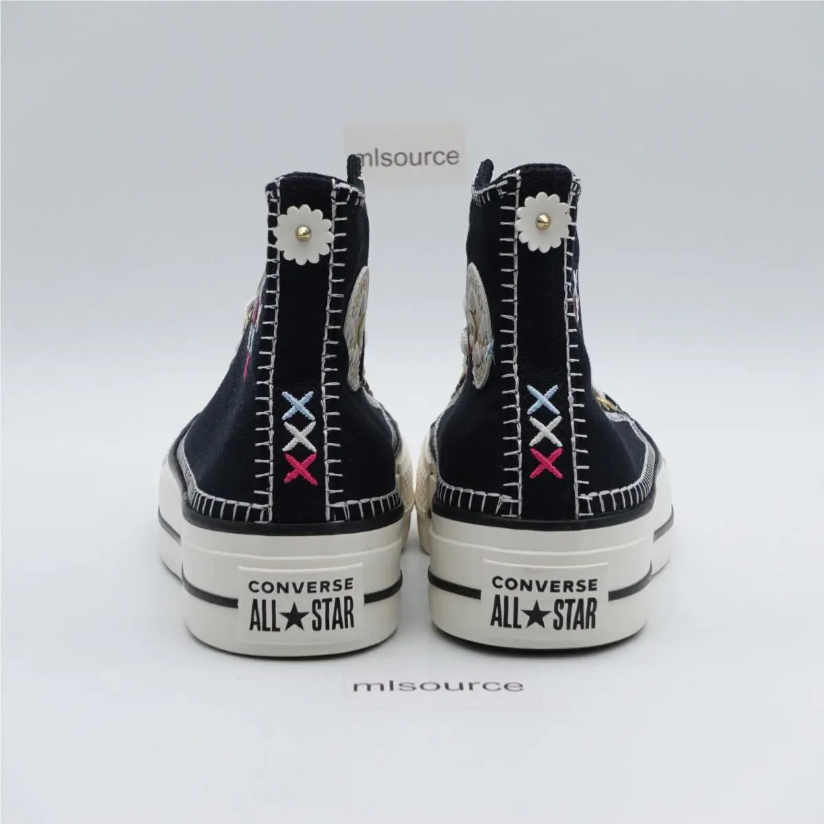 Converse shoes - Converse Chuck Taylor All Star Lift Platform - A08731C - Black, Manufacturer: Black/Egret/Gold (UPC: 194434829006) 3
