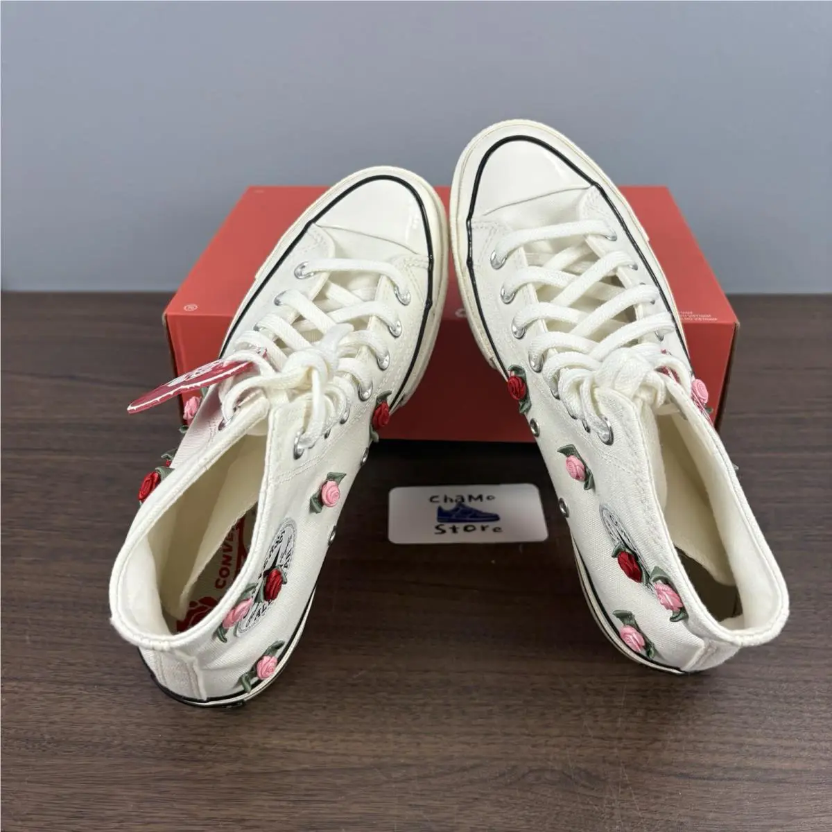 Converse shoes - Converse Chuck Taylor - Chuck Taylor - A10637C - White, Manufacturer: Egret/Red/Lt Jellyfish Jitter 2