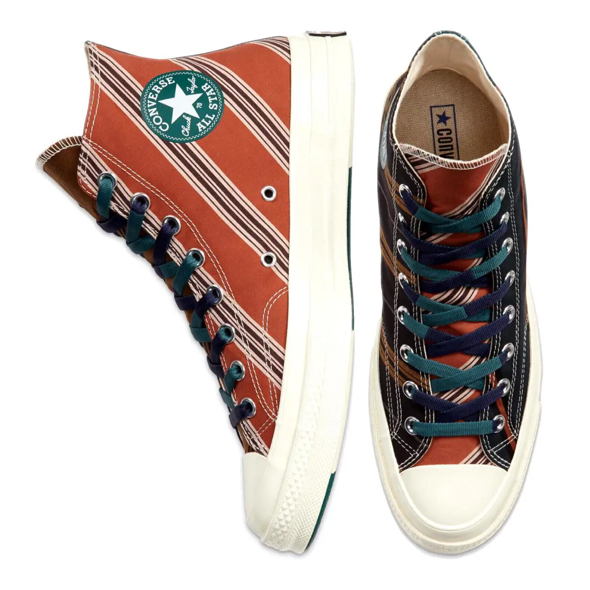 Converse shoes - Converse Chuck 70 Hi - Chuck - 167131C - Green/Orange/White (UPC: 888757775453) 2