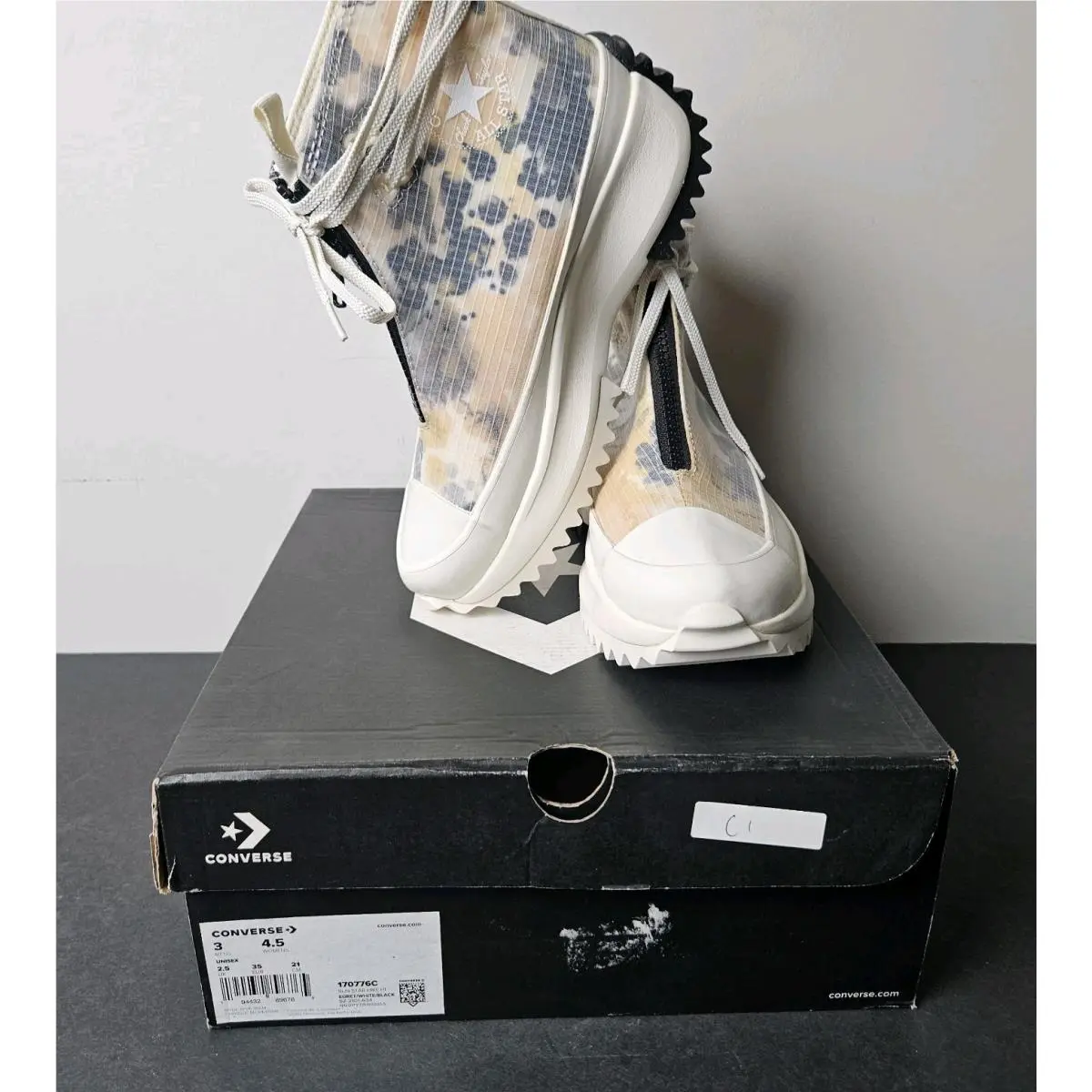 Converse shoes - Converse Run Star Hike - Run Star Hike - 170776C - egret/ white/ black 6