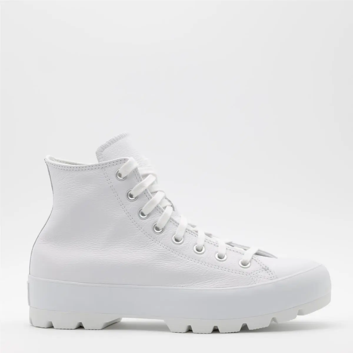 Converse Women`s Chuck Taylor All Star Lugged Leather High Shoes White Size 11