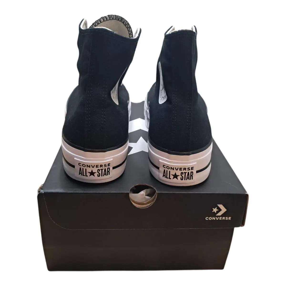 Converse shoes - Chuck Taylor All Star Lift Hi - 560845F - Black/White (UPC: 194433494786) 5