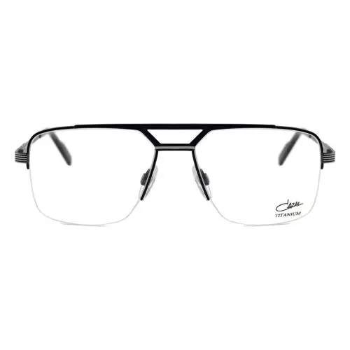 Cazal Eyeglasses Frames 7082 C002 Night Blue Aviator Half Rim Titanium 55-16-140