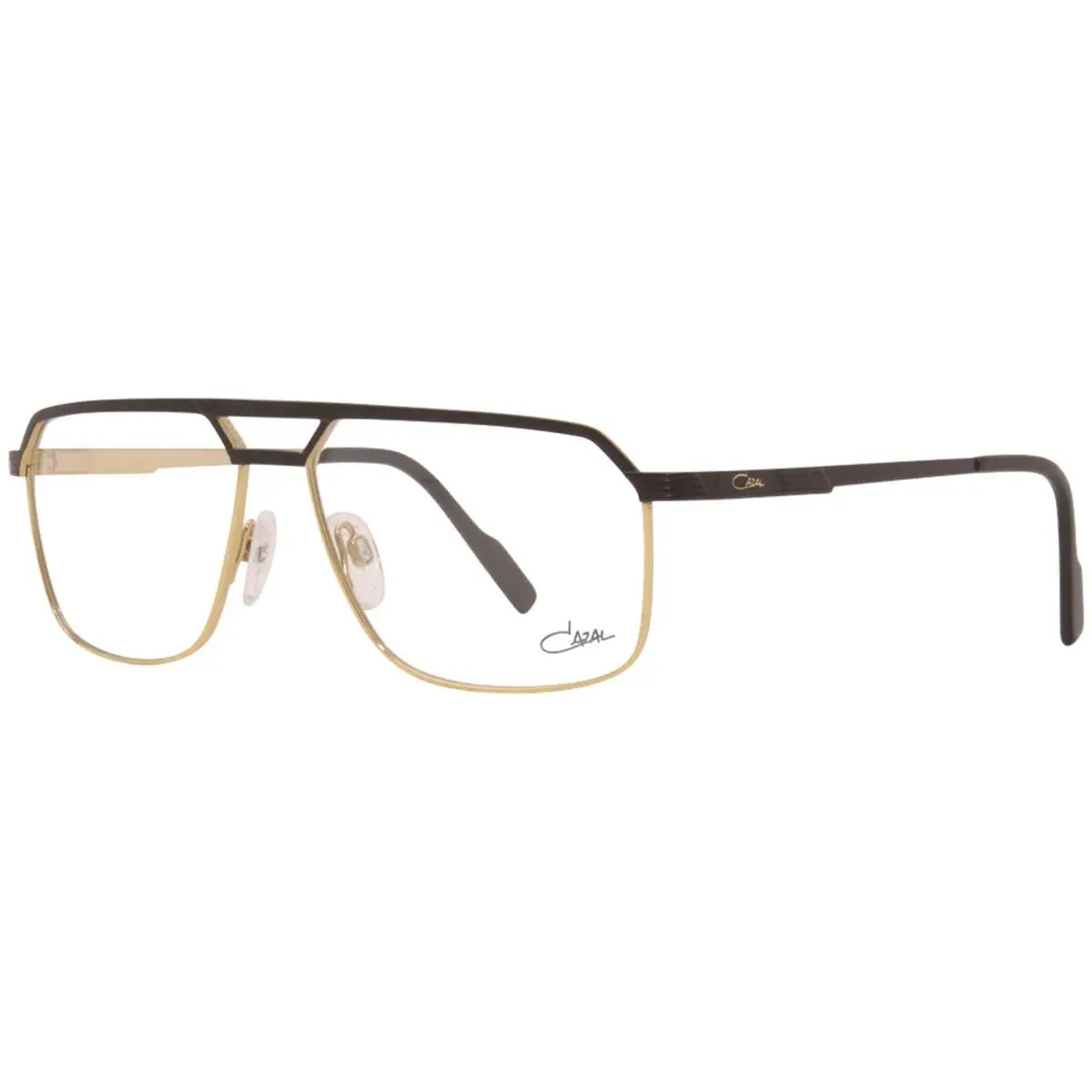 7084 001 Eyeglasses Men`s Black/gold Full Rim Pilot Optical Frame 60mm by Cazal