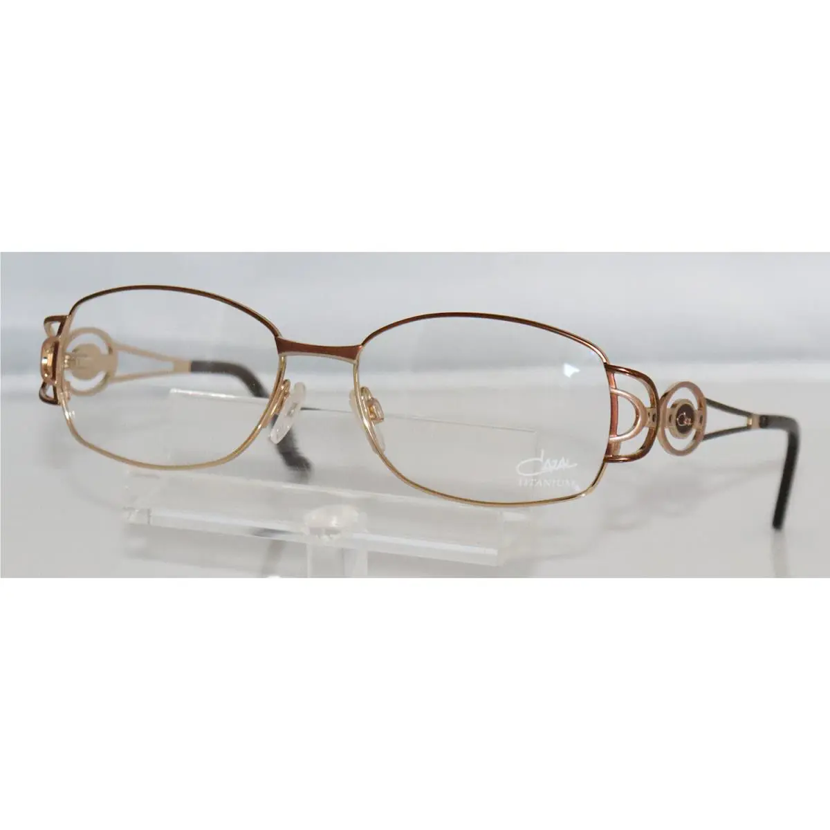 Women`s Cazal 1036 003 Brown Gold Eyeglasses 55-17-130