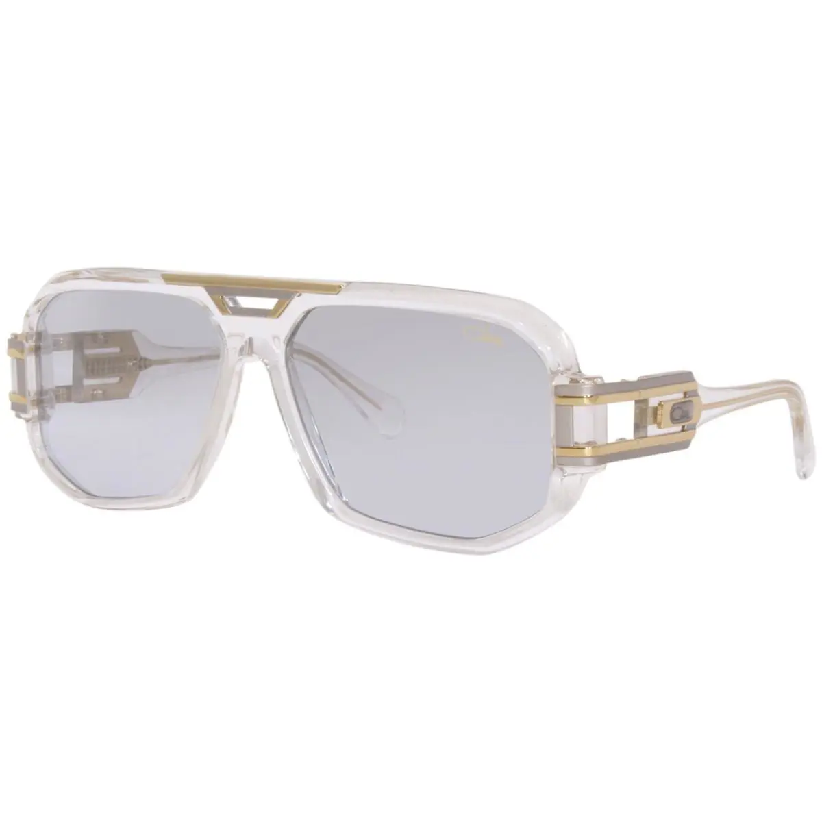 Legends 675 003 Sunglasses Men`s Crystal/gold/silver Mirror 60-mm by Cazal