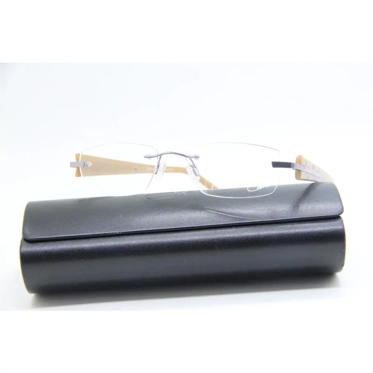 Cazal Mod. 5533 Col. 001 Purple Brown Eyeglasses W/case 52-16