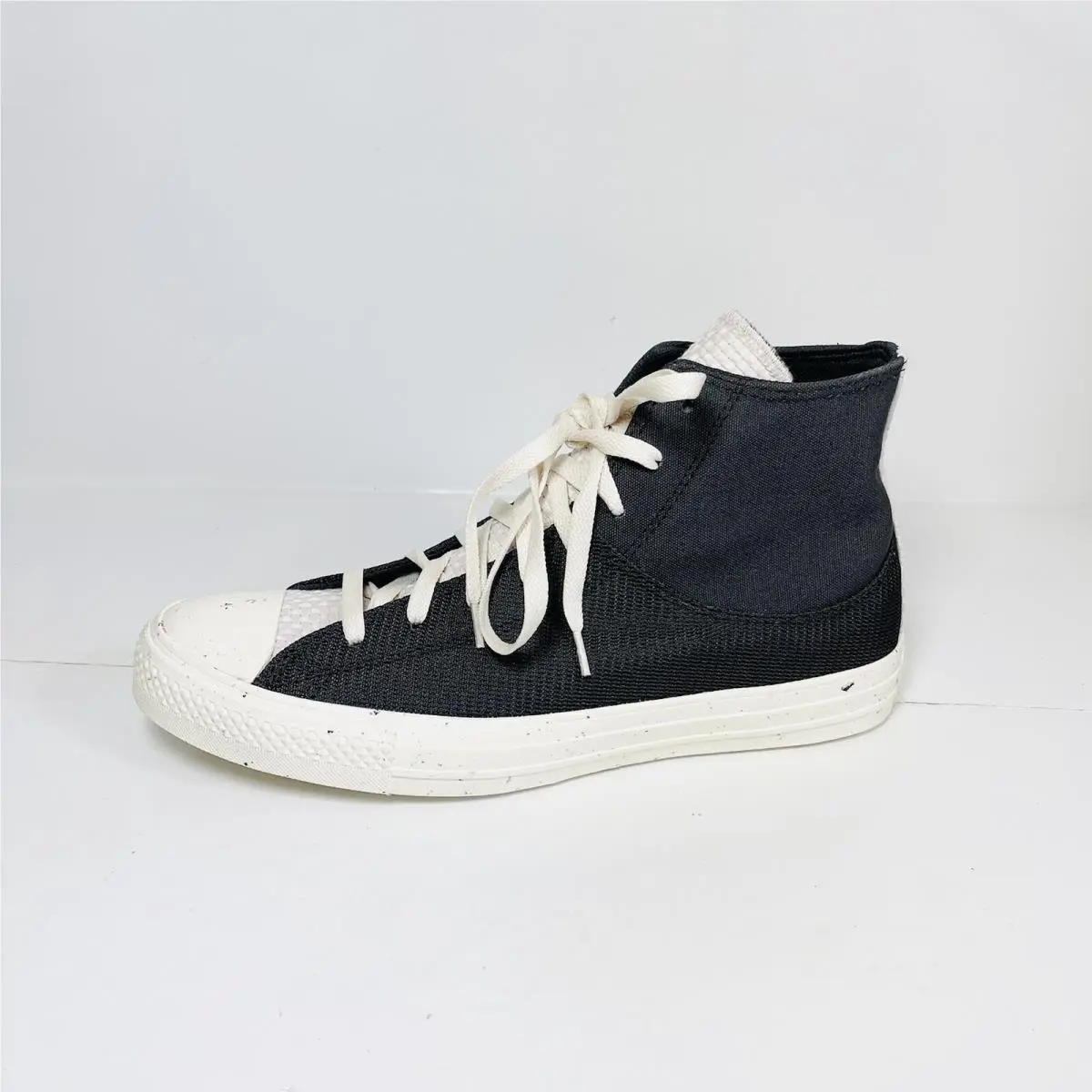 Chuck Taylor All Star Sneakers Mens 9 Black/white Crafted Storm Wind by Converse