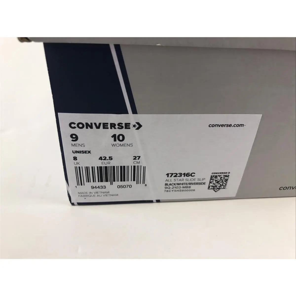 Converse shoes - Converse All Star Slide TELFAR - 172316c - Black (UPC: 194433050708) 9