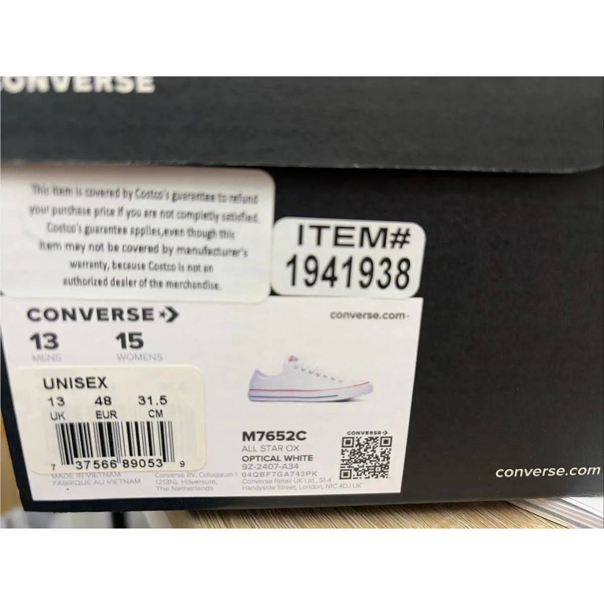 Converse shoes - Converse All Star - All Star - M7652C - White 5