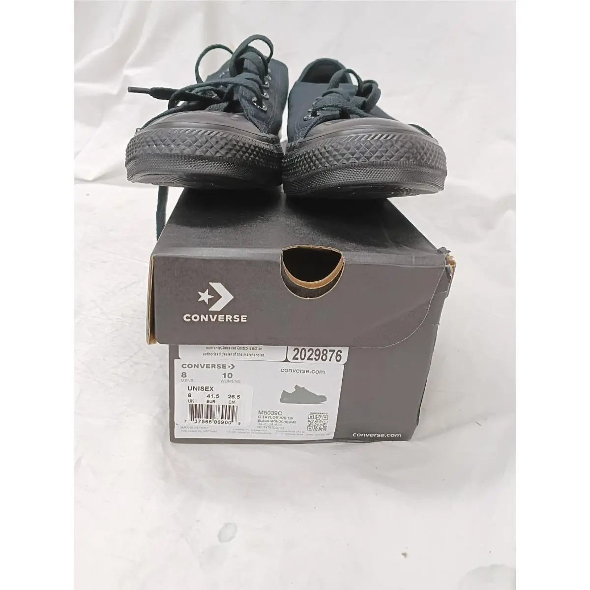 Converse Chuck Taylor All Star OX M5039 Black/black Low Top Shoes Unisex Adults