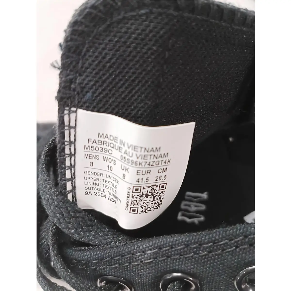 Converse shoes - Converse Chuck Taylor - Chuck Taylor - M5039 - MONO BLACK 2